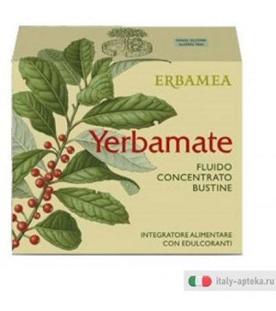 Erbamea Yerbamate Fluido Concentrato con Edulcoranti 20 bustine monodose da 2 g di polvere solubile