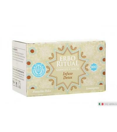Erbo Ritual Gianluca Mech Infuso Bio Detox Finocchio dolce 20 filtri