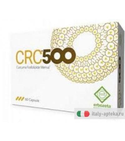 Erbozeta CRC 500 integratore alimentare con azione antiossidante 60 capsule