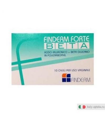 Finderm Forte Beta 10 capsule molli vaginali