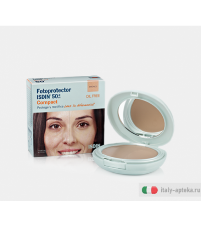 Fotoprotector ISDIN Compact fondotinta SPF50+ color dorato
