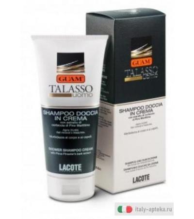 Guam Talasso Uomo Shampoo Doccia in crema corpo e capelli 200ml