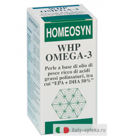Homeosyn Whp Omega-3 controllo del colesterolo 30 capsule