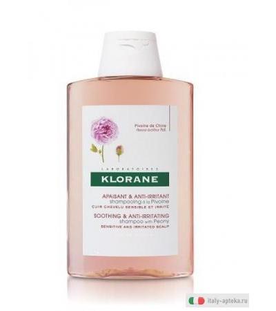 Klorane Shampoo Lenitivo all'Estratto di Peonia 400 ml