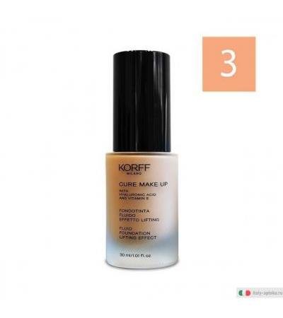 Korff Cure Make Up Fondotinta Fluido effetto Lifting n. 03 30ml