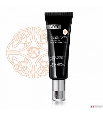 Korff Fondotinta Lunga Tenuta SPF 15 n.03 Nocciola chiaro 30ml