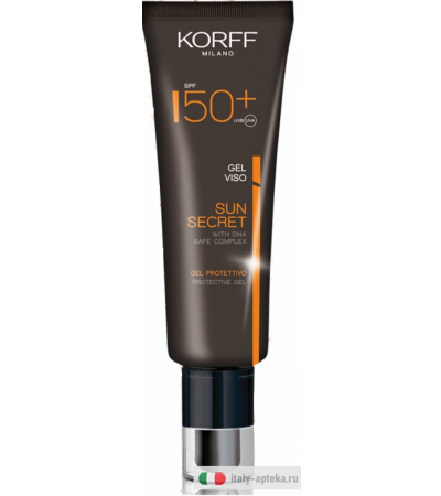 Korff Sun Secret Gel Viso Protettivo SPF 50+ 50ml