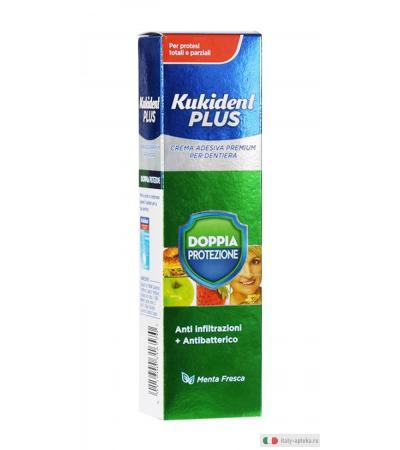 Kukident Doppia Protezione Crema adesiva per protesi dentali 40g