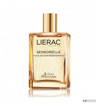Lierac Paris Sensorielle Huile de soin regénérante 100ml 3 fleurs blanches