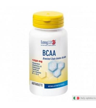 Longlife BCAA 1250mg per sportivi 60 tavolette