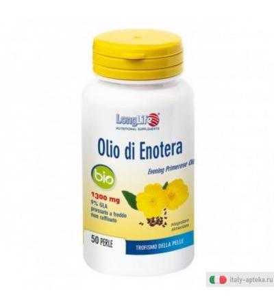Longlife Olio di Enotera Bio 1300mg 50 perle