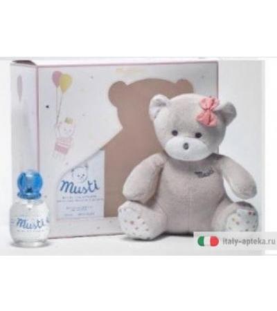 Mustela Cofanetto Regalo Acqua Profumata Musti con Peluche Rosa