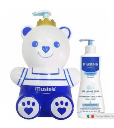 Mustela Detergente Delicato 500ml + Copriflacone Orsetto blu