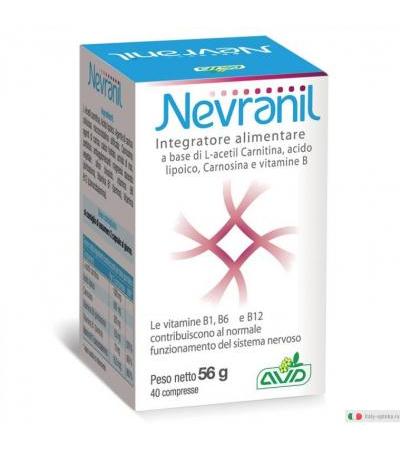 Nevranil Integratore Sistema Nervoso 40 compresse