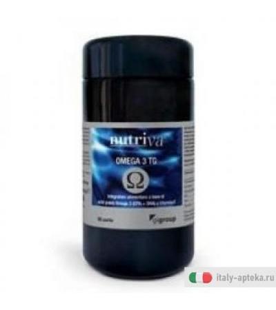 Nutriva Omega 3 TG integratore alimentare utile per il controllo del colesterolo 90 capsule