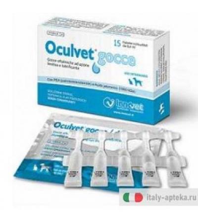 Oculvet gocce oftalmiche ad azione lenitivi e lubrificante 15 fialette richiudibili da 0,4ml