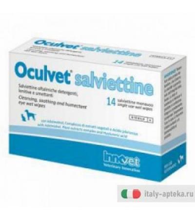 Oculvet salviettine oftalmiche ad azione lenitivi e detergente 14 salviettine monouso