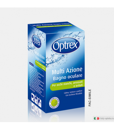 Optrex Multi-azione Bagno oculare per occhi stanchi, arrossati e irritati 300ml