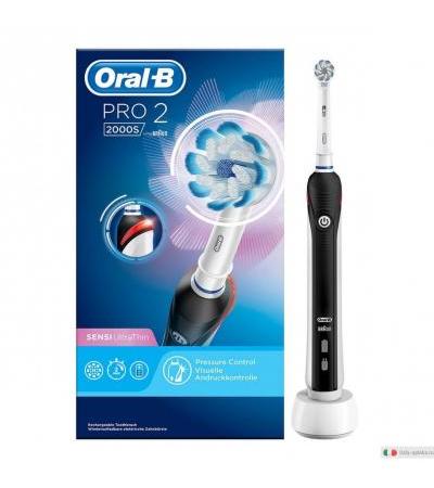 Oral-B PRO 2 2000S Sensi Ultrathin Spazzolino Elettrico ricaricabile braun