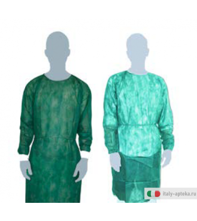 PB Pharma Camice Monouso non Sterile in TNT 10 pezzi