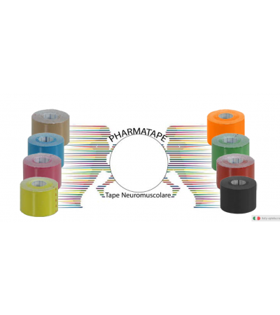 PB Pharma Cerotto Tape Neuromuscolare 5cmx5m colore Beige