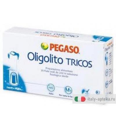 Pegaso Oligolito TRICOS Preparazione Alimentare Capelli e Unghie 20 Fiale