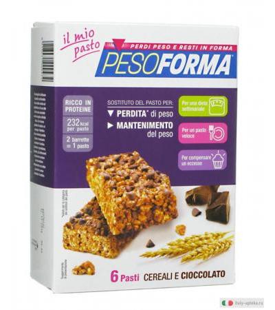 PesoForma Barrette cereali e cioccolato 12 pezzi