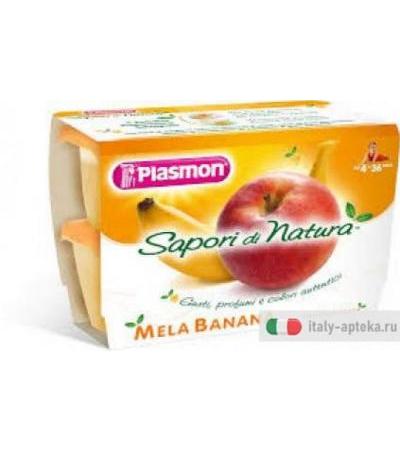 Plasmon Sapori di Natura 4x100g gusto mela banana