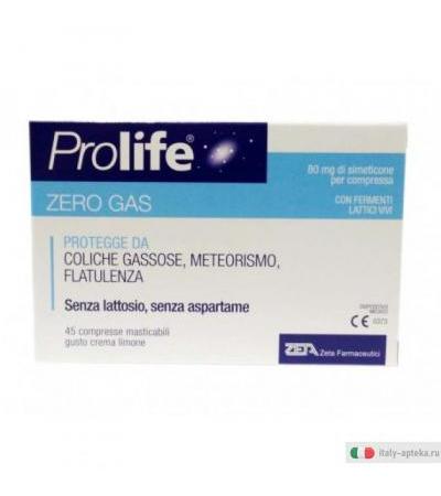Prolife Zero Gas integratore alimentare di fermenti lattici 45 compresse