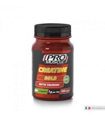 ProMuscle Creatine Gold integratore alimentare utile per gli sportivi 100 compresse