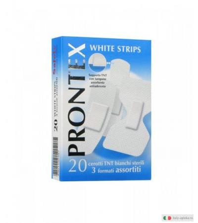 PRONTEX White strips 20 cerotti sterili 3 formati assortiti