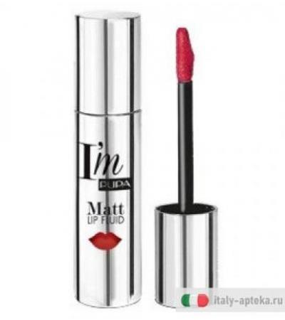 Pupa I'M Matt Lip Fluid Rossetto Liquido n.034 Intense Coral