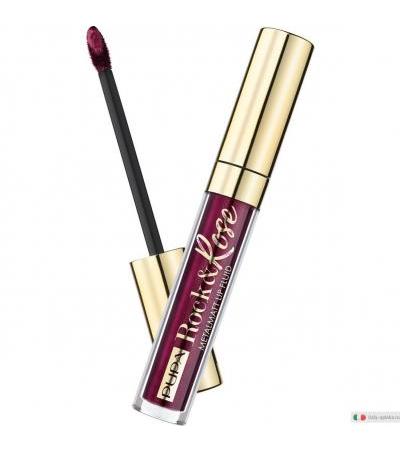 Pupa Rock&Rose Metalmatt Lip Fluid rossetto liquido 003 Rebel Burgundy