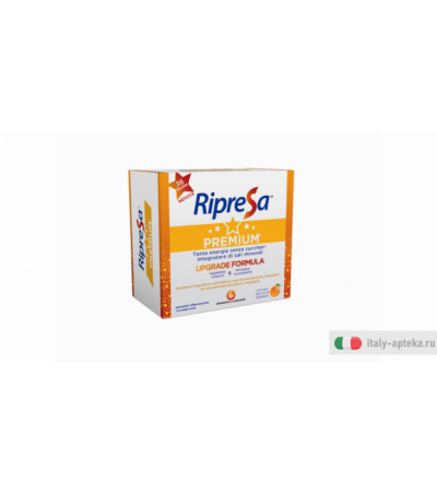 Ripresa Premium Upgrade Formula magnesio citrato & potassio gluconato 36 buste con vero succo di arancia