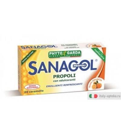 Sanagol Caramelle Propoli gusto arancio 24 caramelle