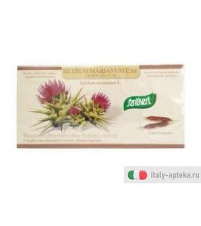 Santiveri Silybum Marianum ESP integratore alimentare che favorisce la funzionalità depurativa 12 fiale
