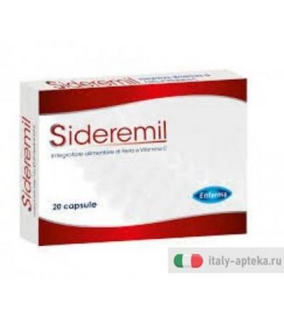 Sideremil Integratore alimentare a base di Ferro e vitamina C 20 compresse