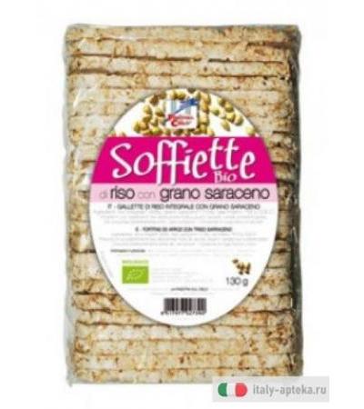 Soffiette Bio di riso con grano saraceno 130g