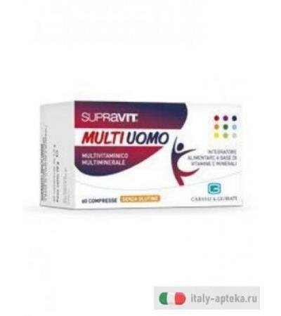 Supravit Multi Uomo Integratore Alimentare Vitamine e Minerali 60 compresse