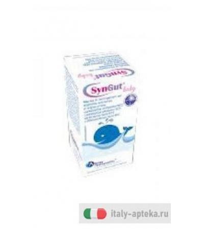 Syngut Baby integratore alimentare utile per la flora intestinale 6ml flaconcino +350mg di polvere incapsulata