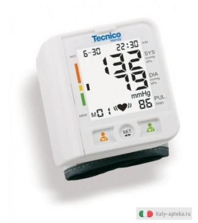 Tecnico Wide Misuratore di pressione automatico da braccio 22-42cm sfigmomanometro