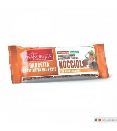 Tisanoreica Barretta Sostitutiva del Pasto ricoperta di cioccolato fondente e nocciola 60g
