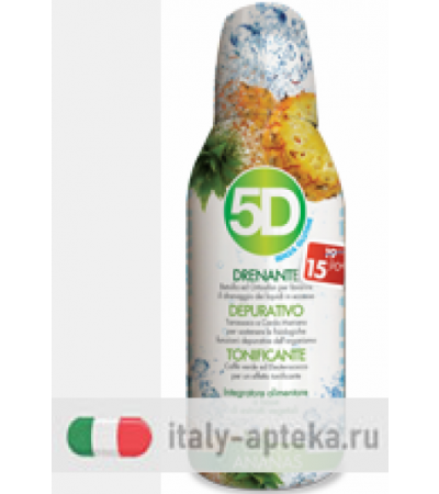 Trattamento 5D Depuradren 500ml al gusto di ananas