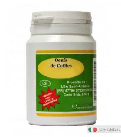 Uova Coturnix Integratore Alimentare Uova di Quaglia liofilizzate 120 Capsule
