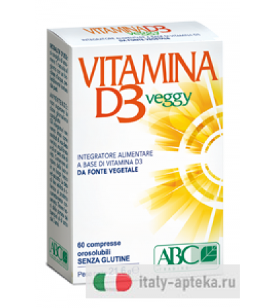 Vitamina D3 Veggy integratore alimentare utile per il sistema immunitario 60 compresse