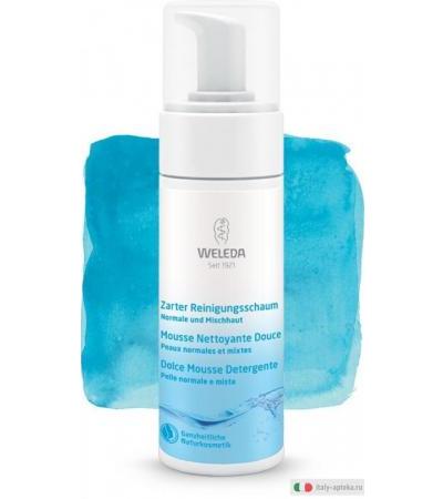 Weleda Mousse Detergente Viso per pelli normali e miste 150ml