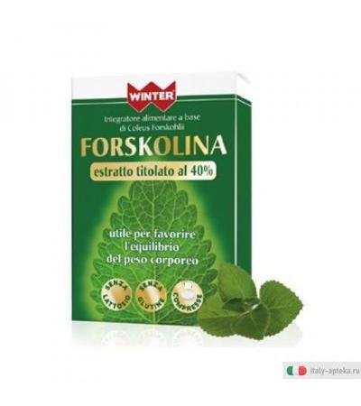 Winter Forskolina Estratto Titolato al 40% Utile Per Favorire L'Equilibrio Del Peso Corporeo 30 Compresse