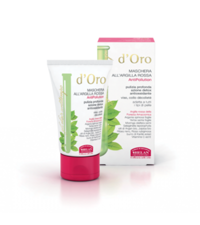 ELISIR ANTITEMPO - d'Oro Red Clay AntiPollution Mask