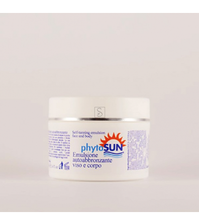 Emulsione autoabbronzante viso e corpo