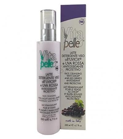 Latte detergente viso Uviox® e Uva Rossa